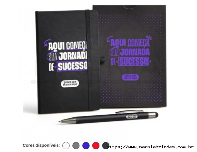 Kit Caderneta + Caneta