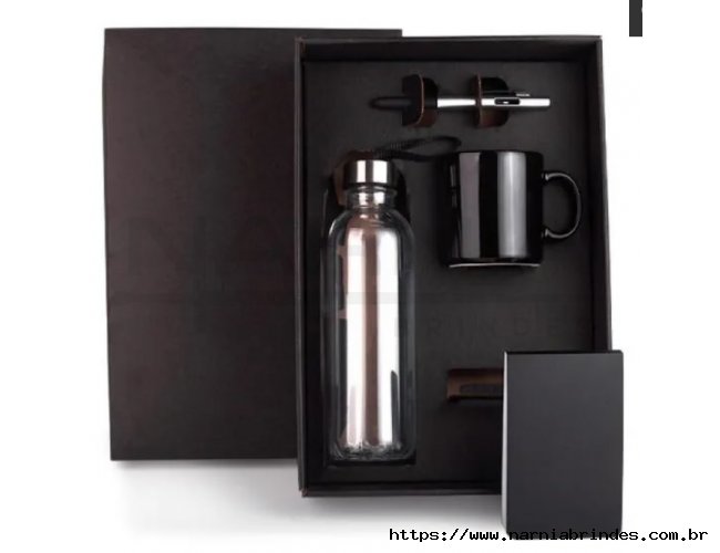 Kit Garrafa Plstica + Acessrios - 4 Ps