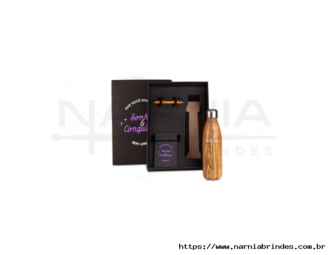 Kit Garrafa e Acessórios - 3 Pçs