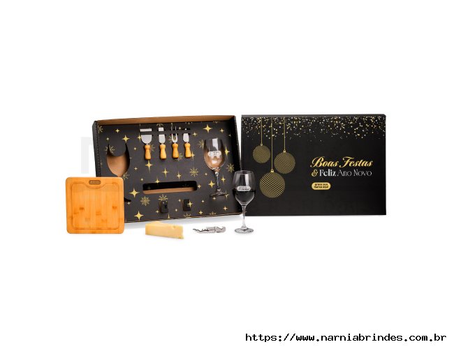 Kit Para Queijo E Vinho - 8 Ps