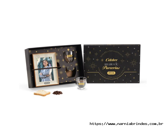 Kit Porta Retrato E Copos - 3 Ps